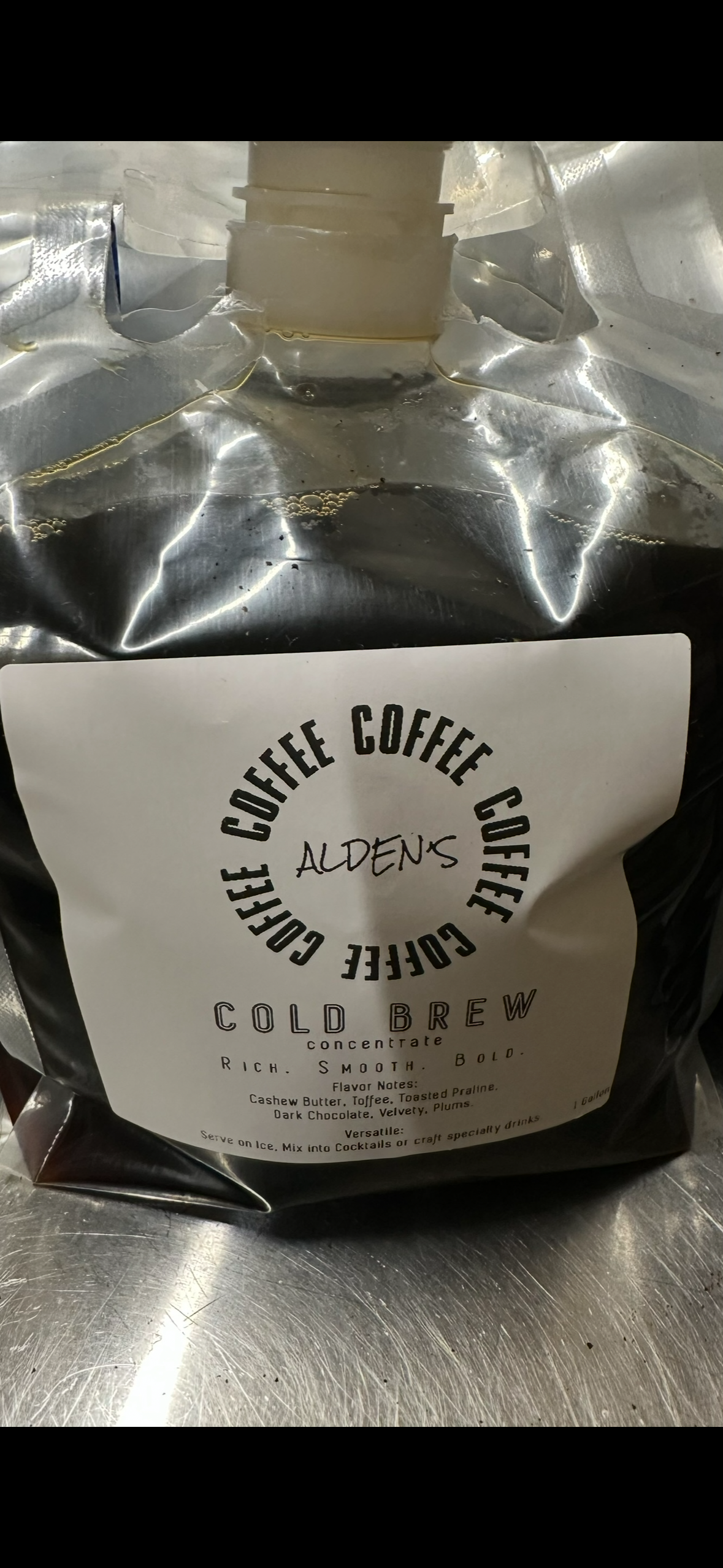 Alden's bottled cold brew